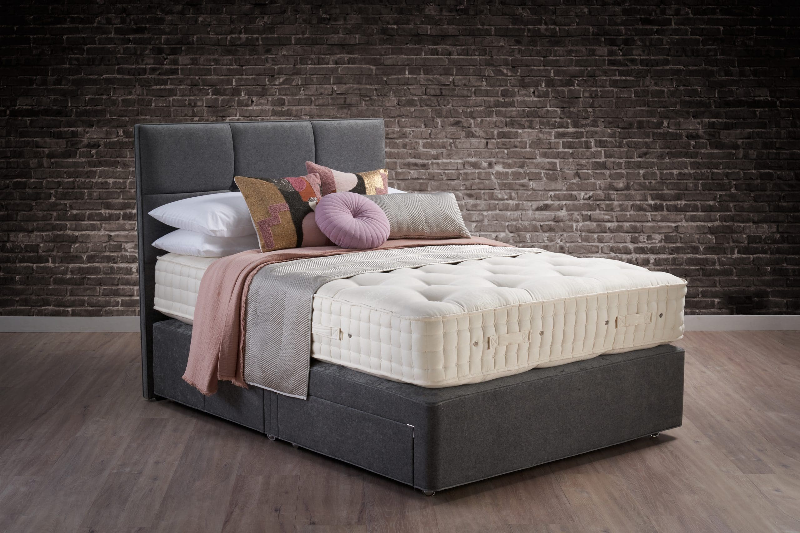 Hypnos Wool Origins 10 Deep Platform Top Divan Set