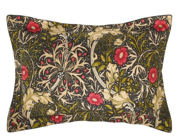 Morris & Co Seaweed Duvet Set Double in Black - Image 3