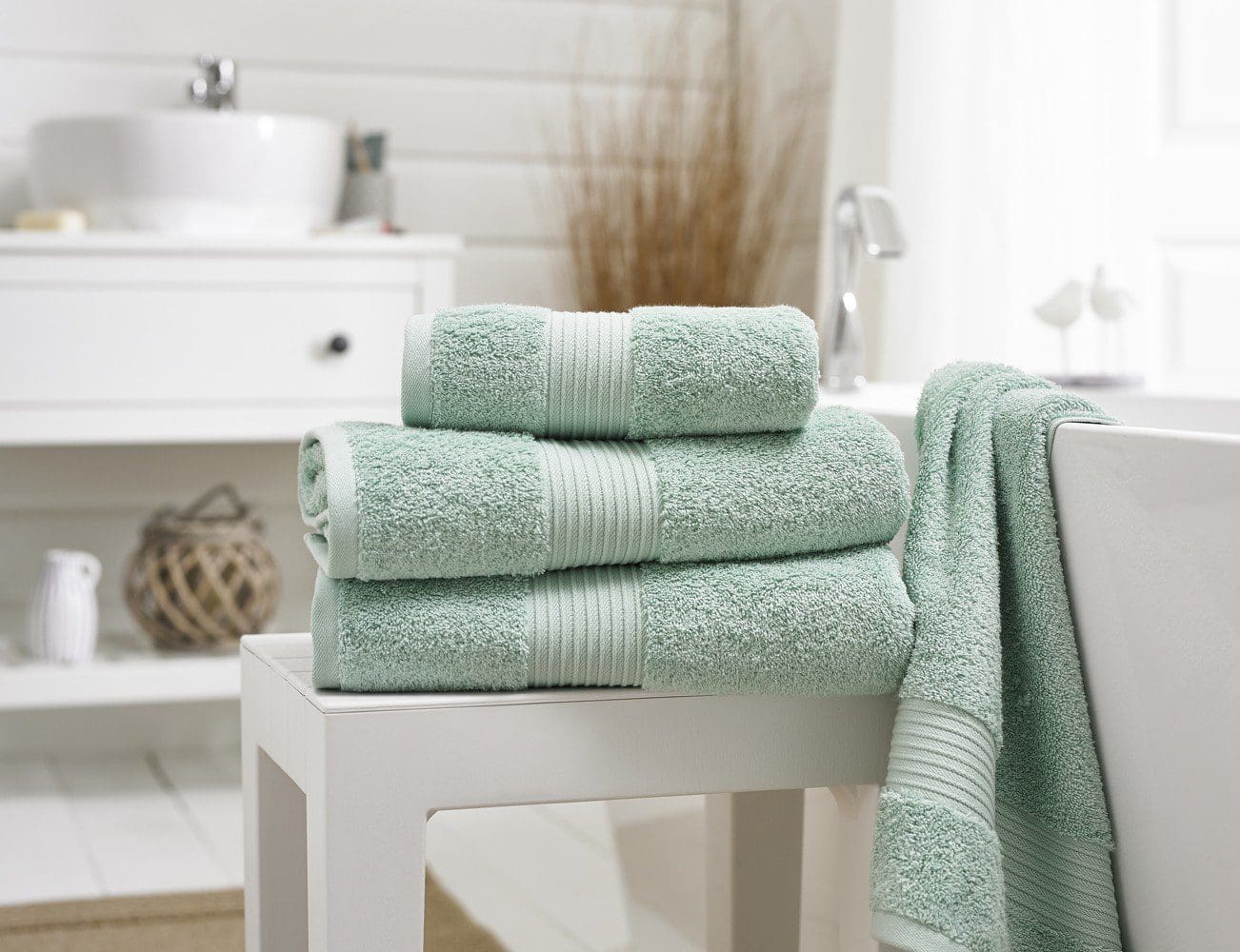 Deyongs Bliss Pima Cotton Spearmint Towel Collection