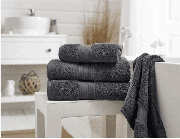 Deyongs Bliss Pima Cotton Carbon Towel Collection