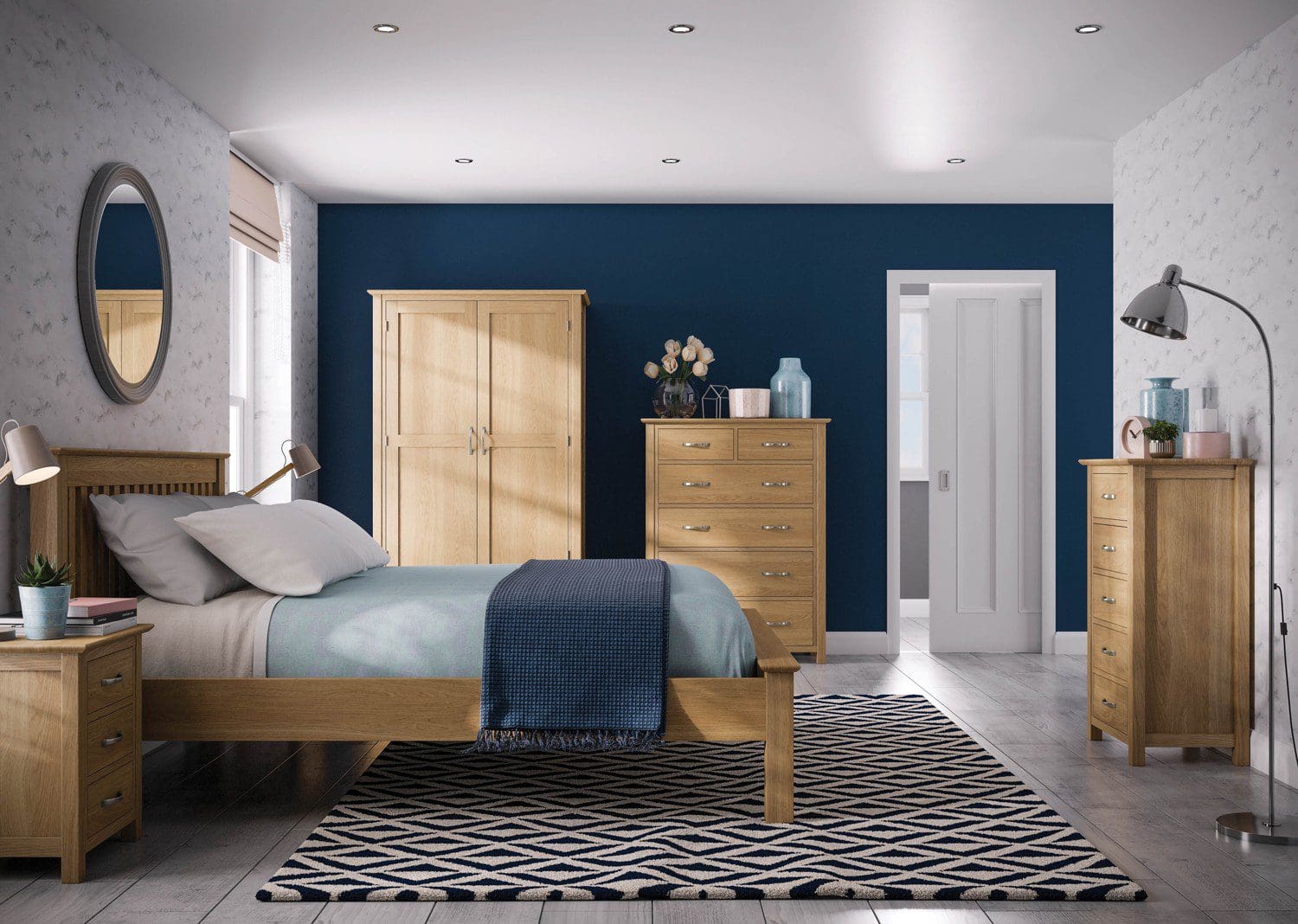 Avalon Bedroom Collection 3 Over 4 Chest - Image 2