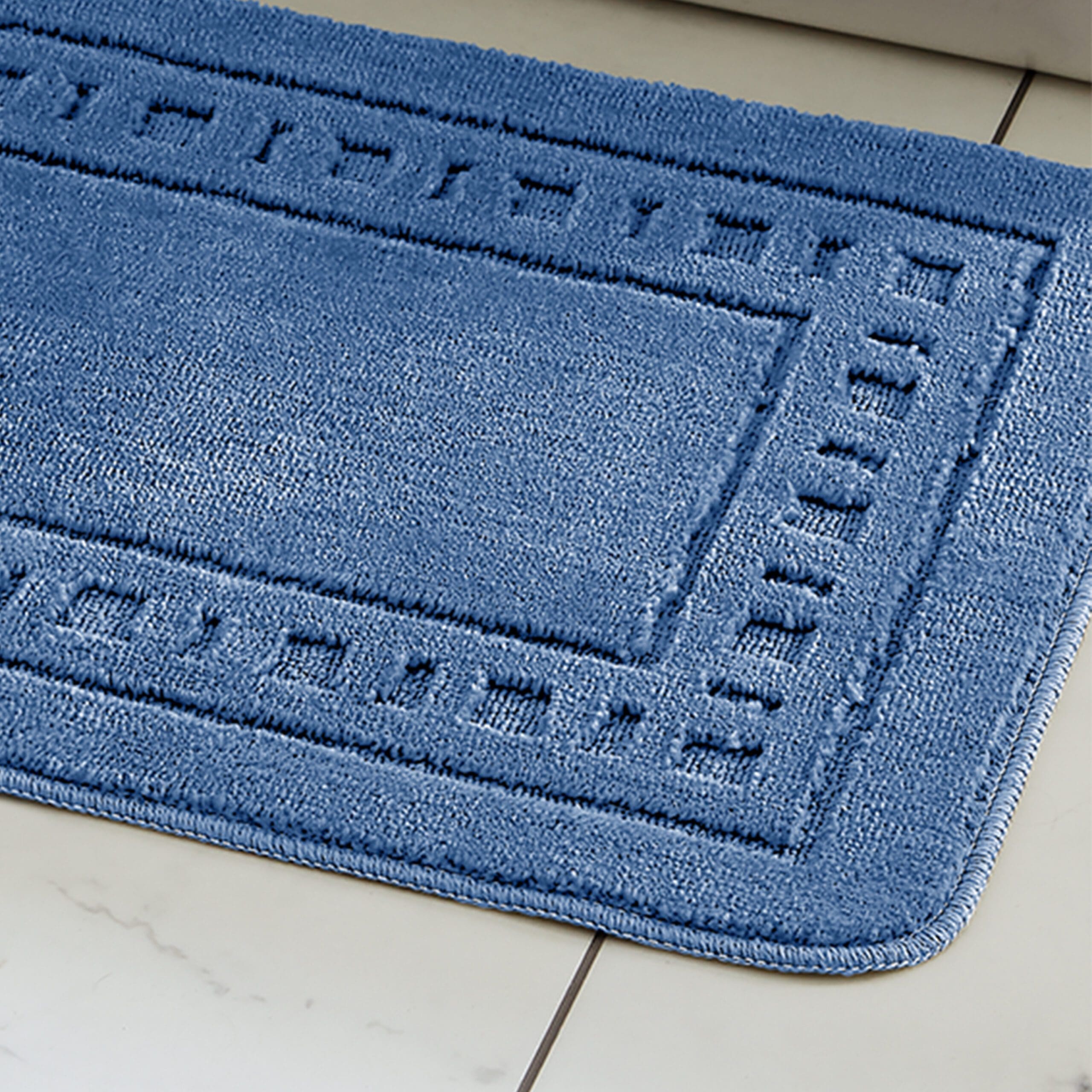 Catherine Lansfield Armoni Bath Set in Blue - Image 2
