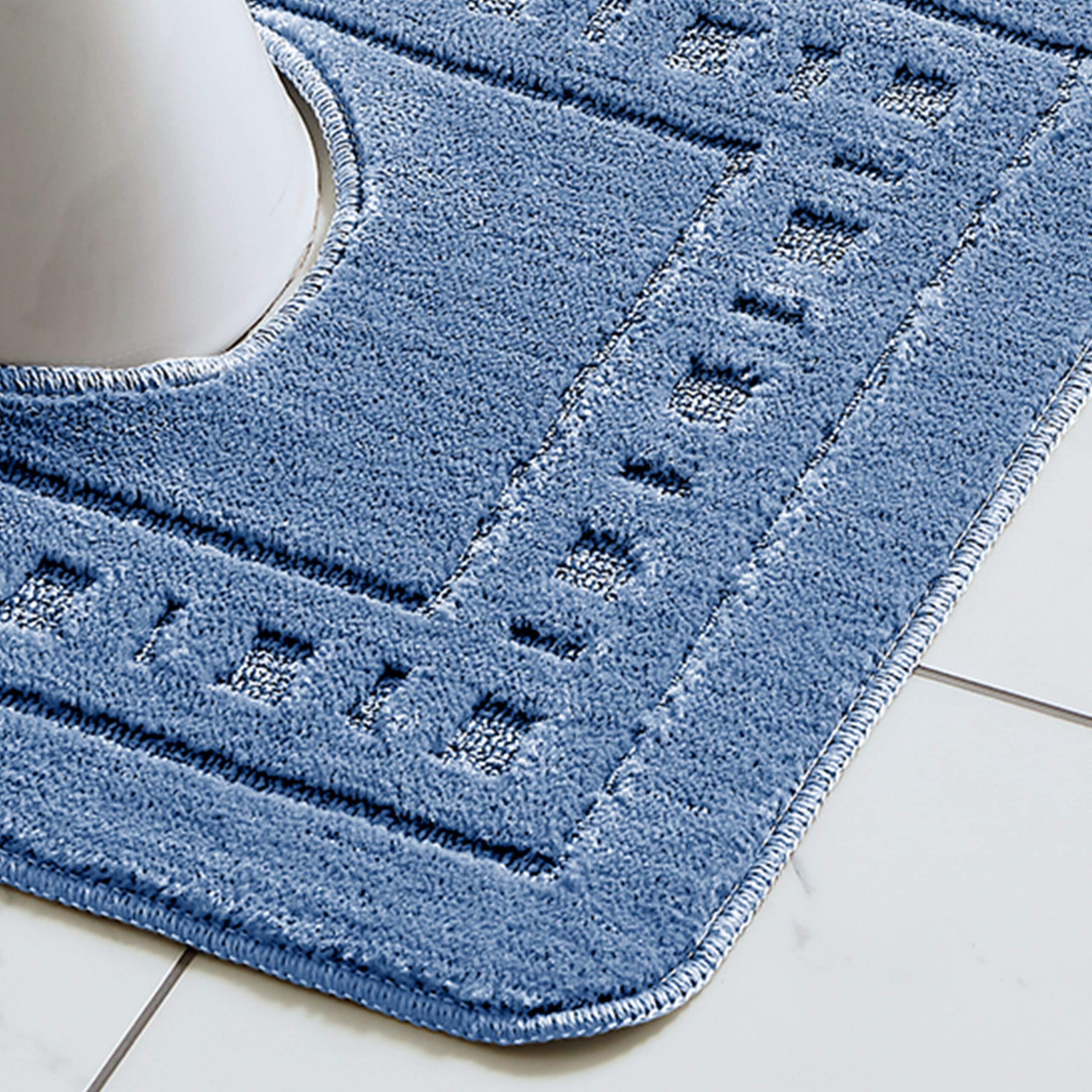 Catherine Lansfield Armoni Bath Set in Blue - Image 3