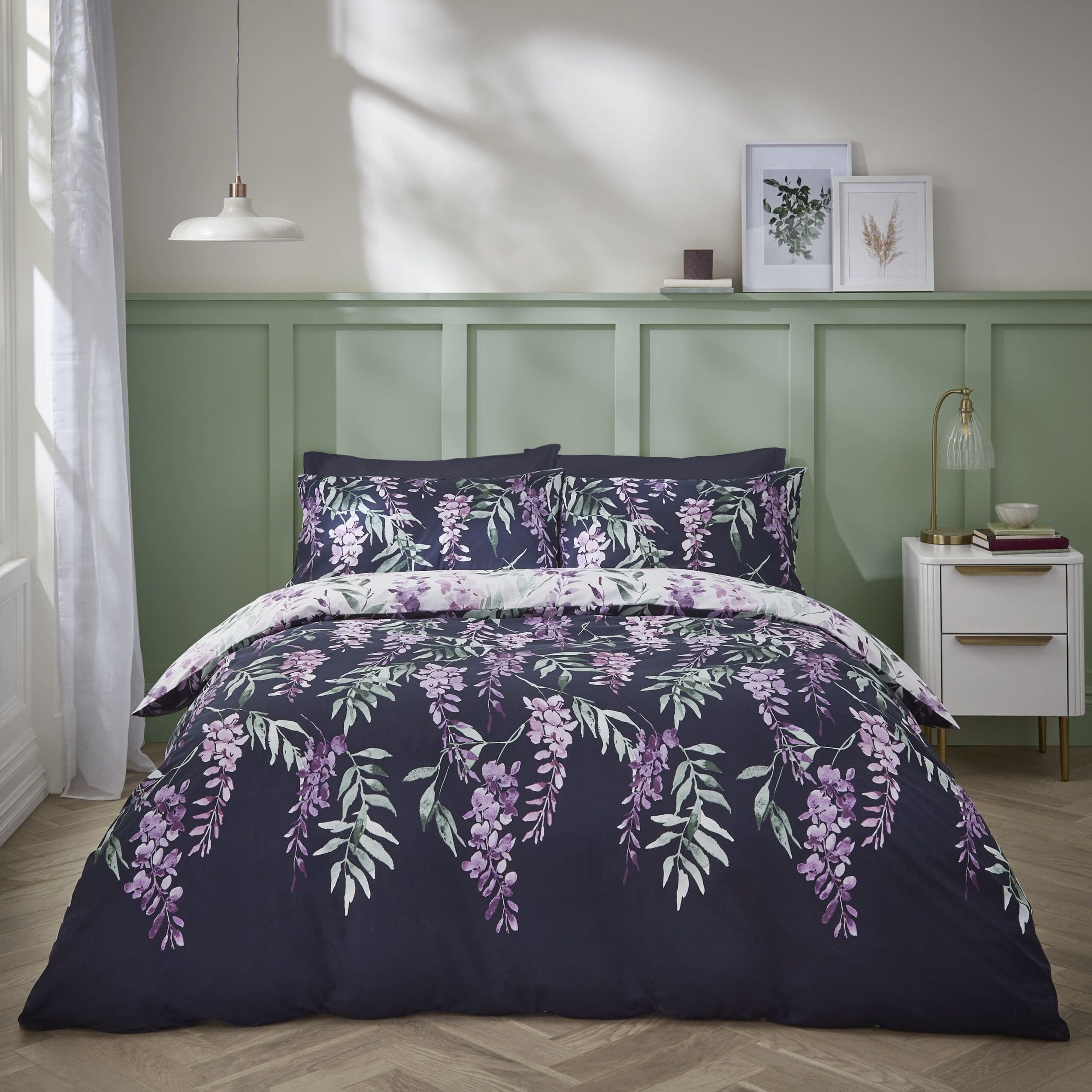 Catherine Lansfield Wisteria Duvet Set King