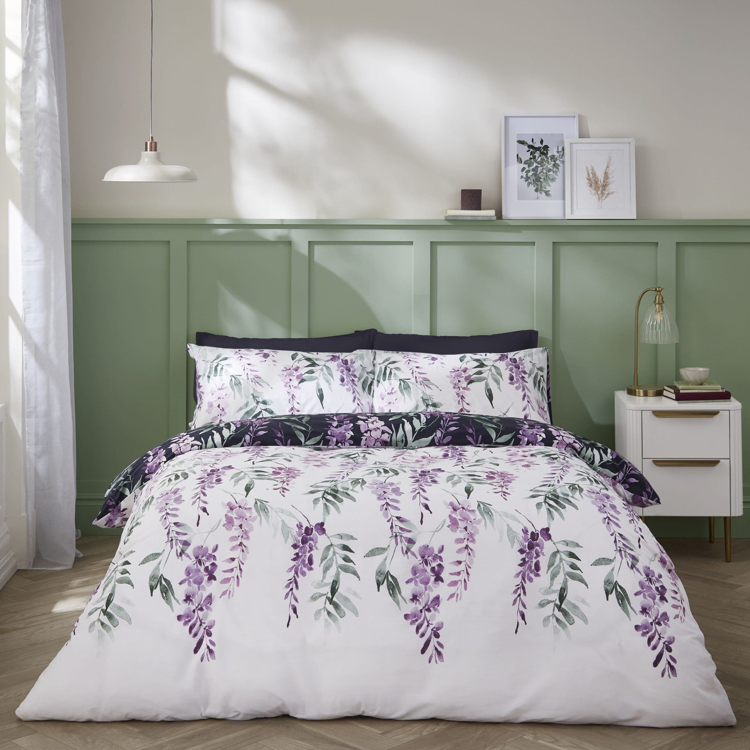Catherine Lansfield Wisteria Duvet Set King - Image 2