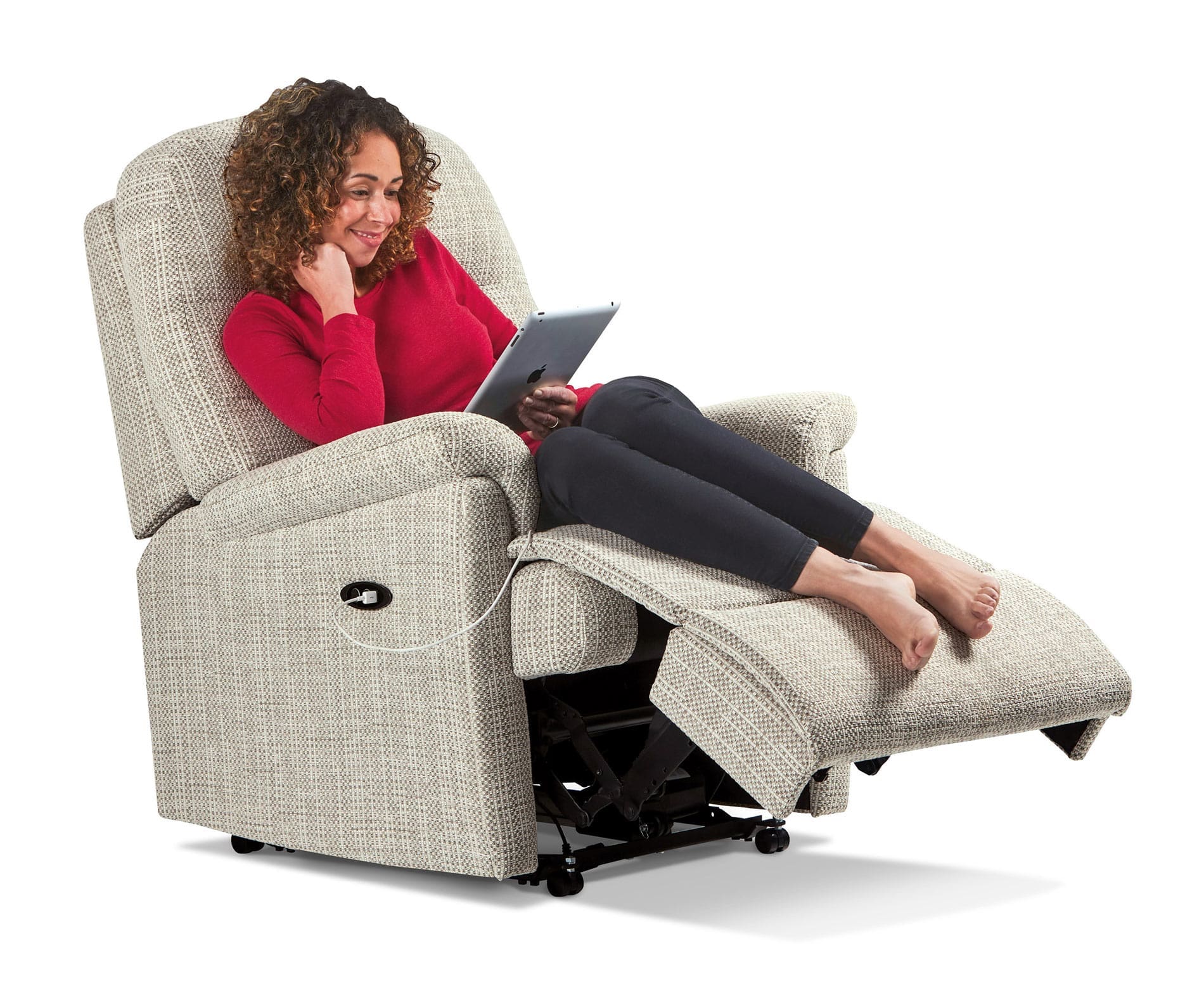 Sherborne Keswick Powered Reclining Chair In Fabric