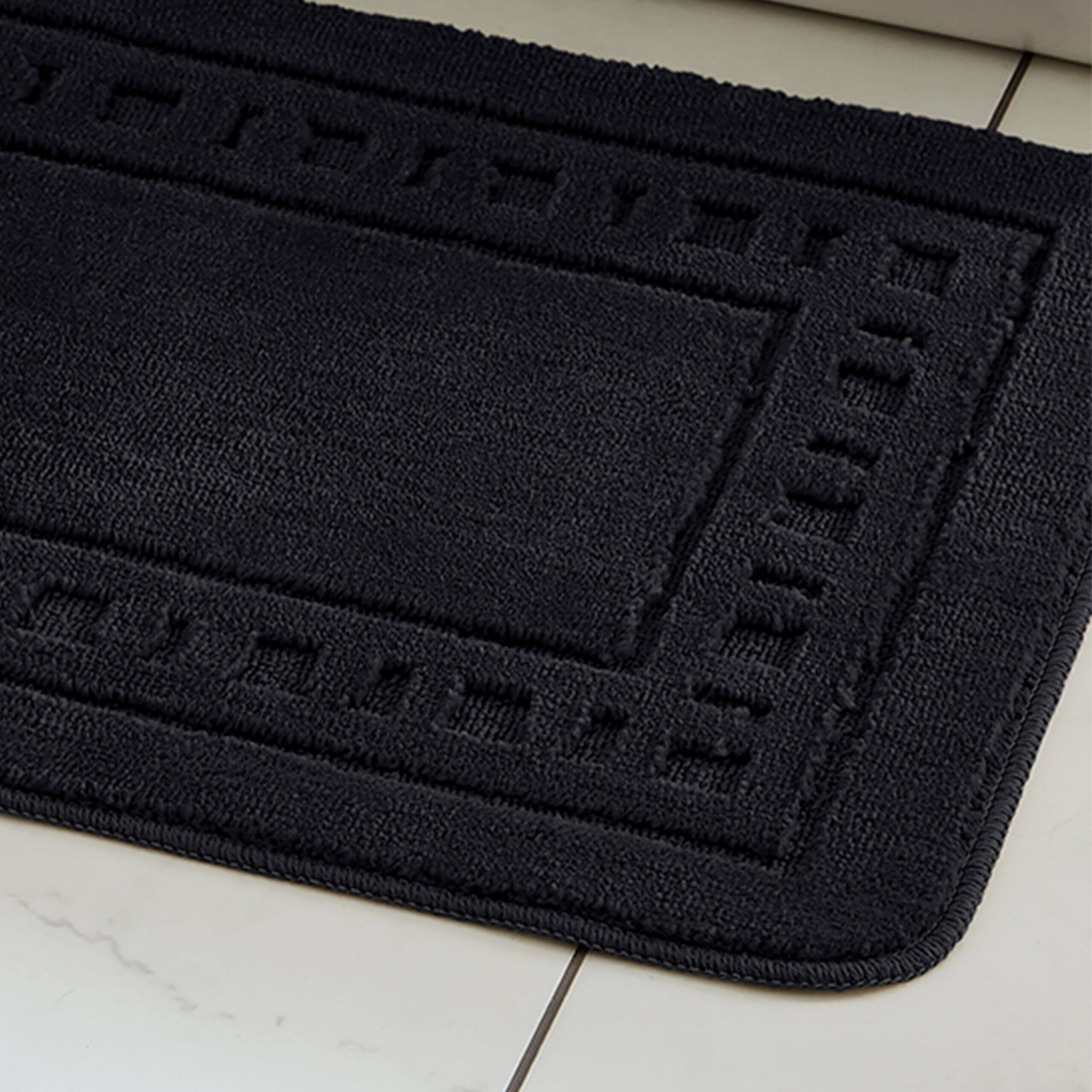 Catherine Lansfield Armoni Bath Set in Black - Image 2