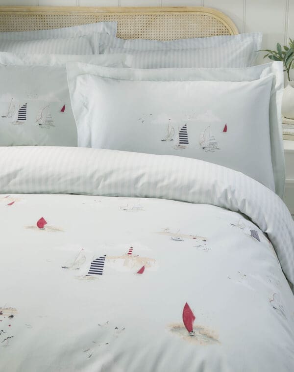Sophie Allport Coastal Boats Duvet Set King - Image 2