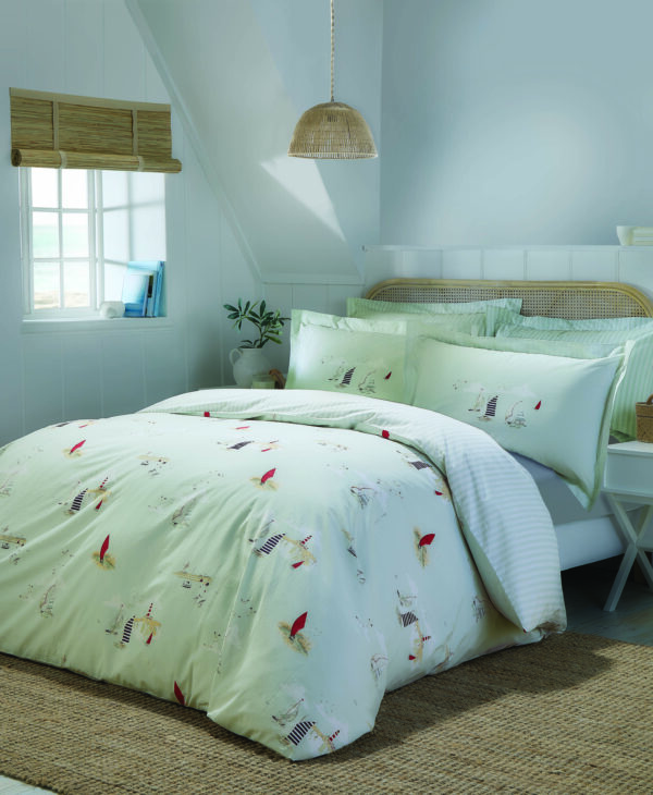 Sophie Allport Coastal Boats Duvet Set King
