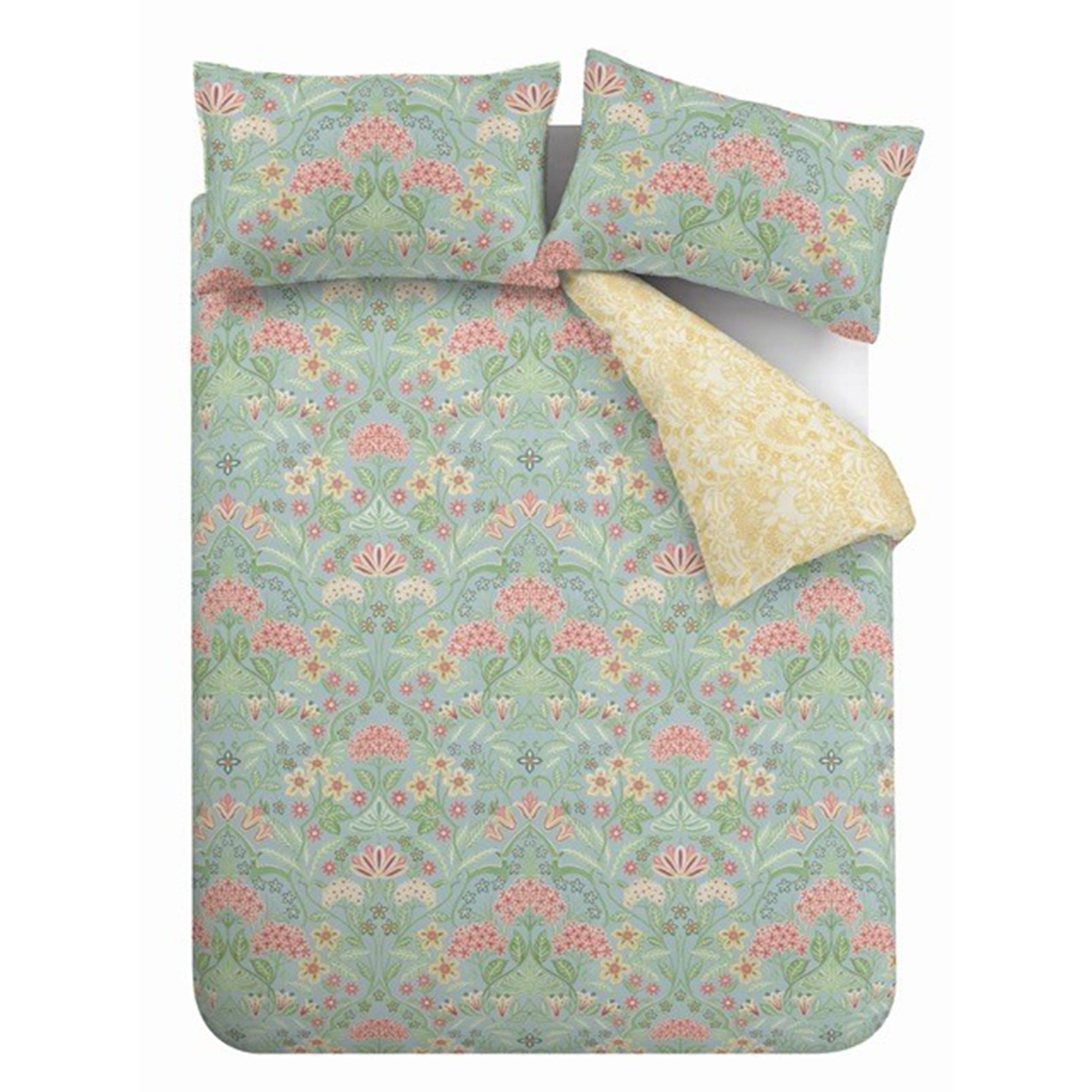 RHS Art Deco Hydrangea Duvet Set Single - Image 5