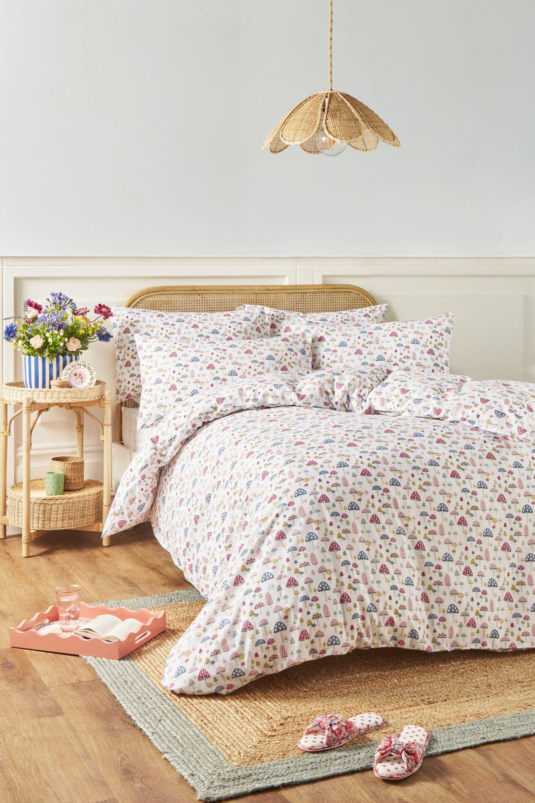 Cath Kidston Mushroom Mini Duvet Set King
