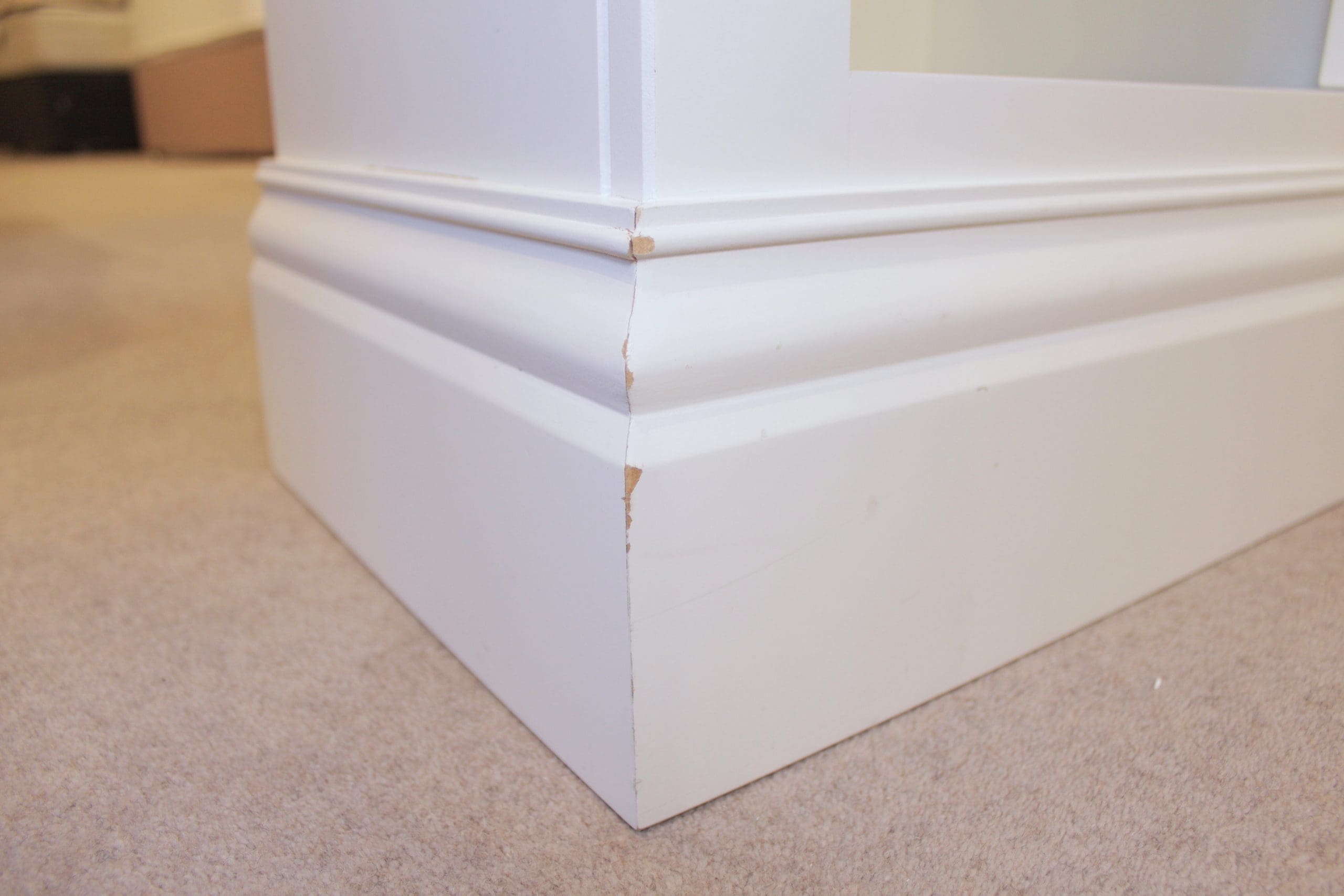 Ex Display - New England Small One Door Open Shelf Bedside Cabinet - Image 7