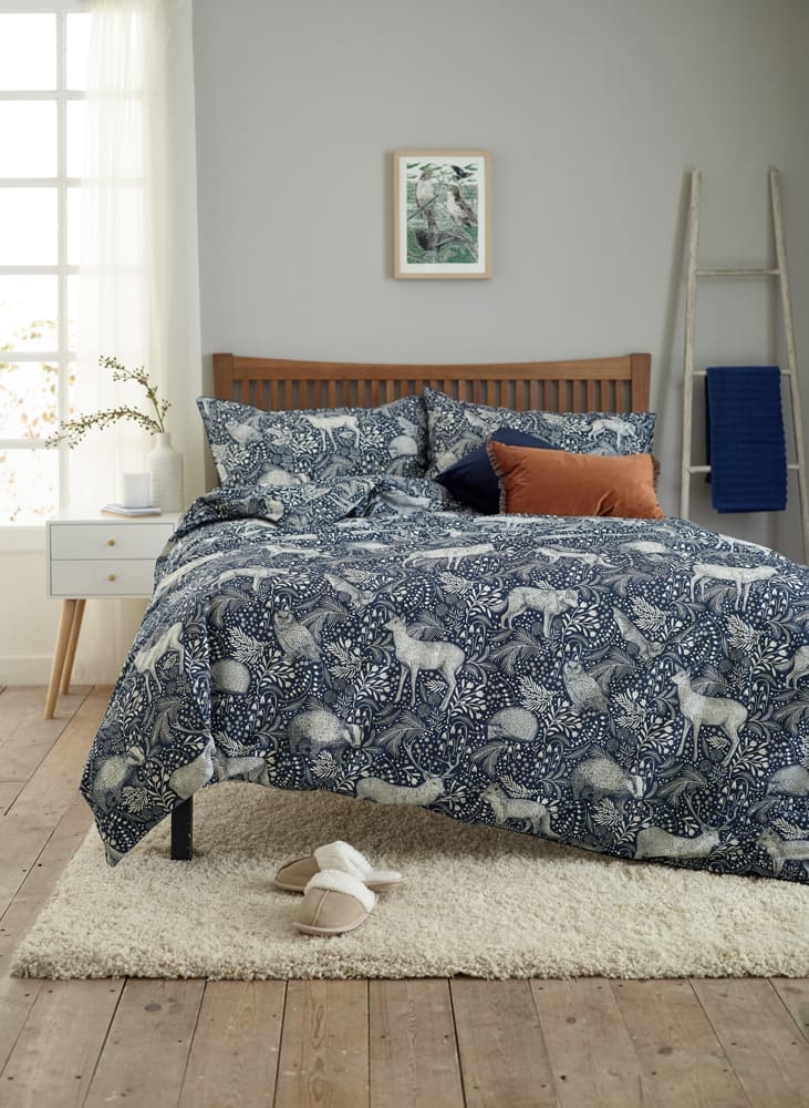 Deyongs Woodland Folk Navy Duvet Set King