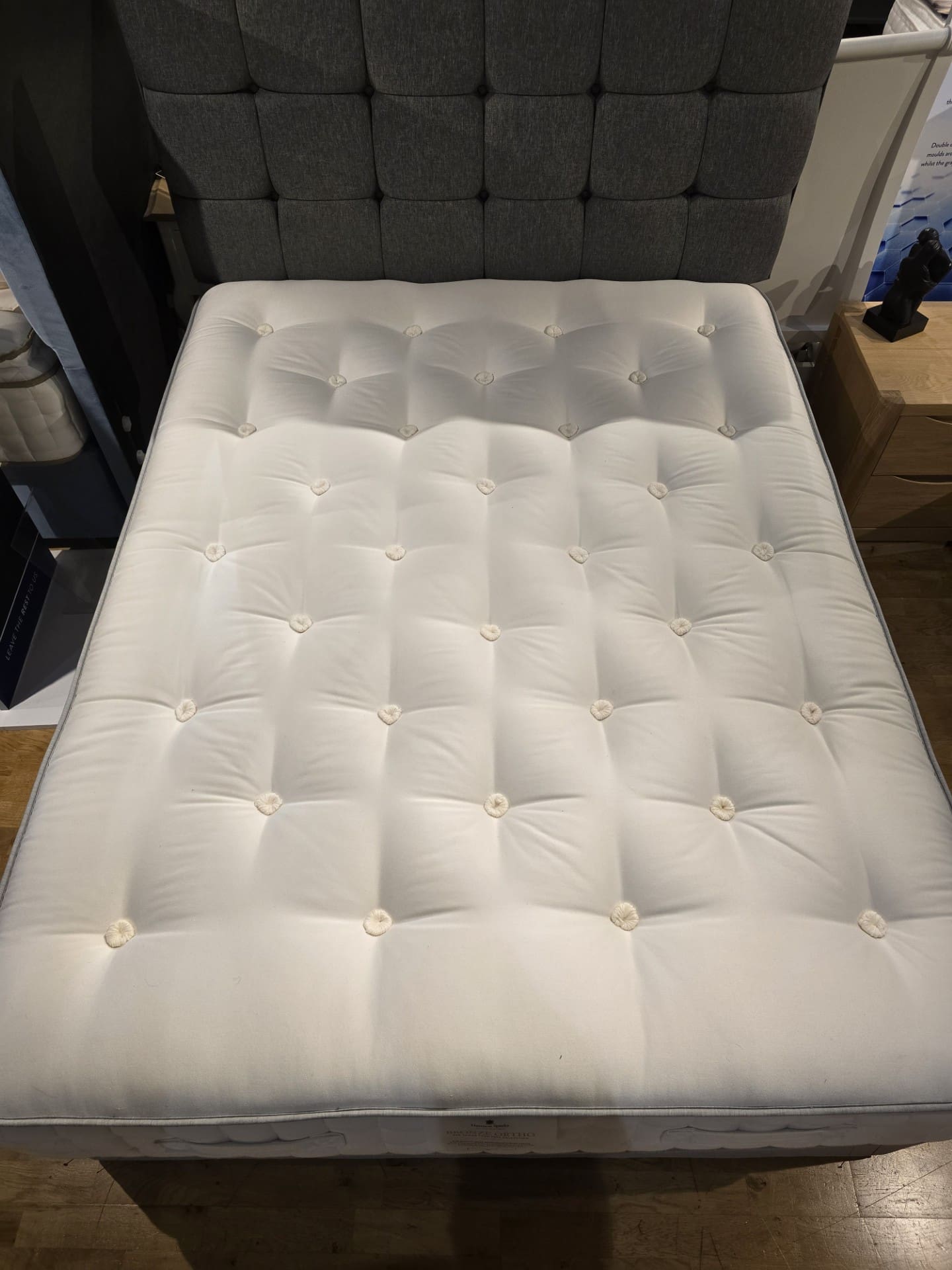 Ex Display Harrison Spinks King Bronze Ortho 3500 Mattress, Sleepeezee Divan Base and Headboard - Image 10