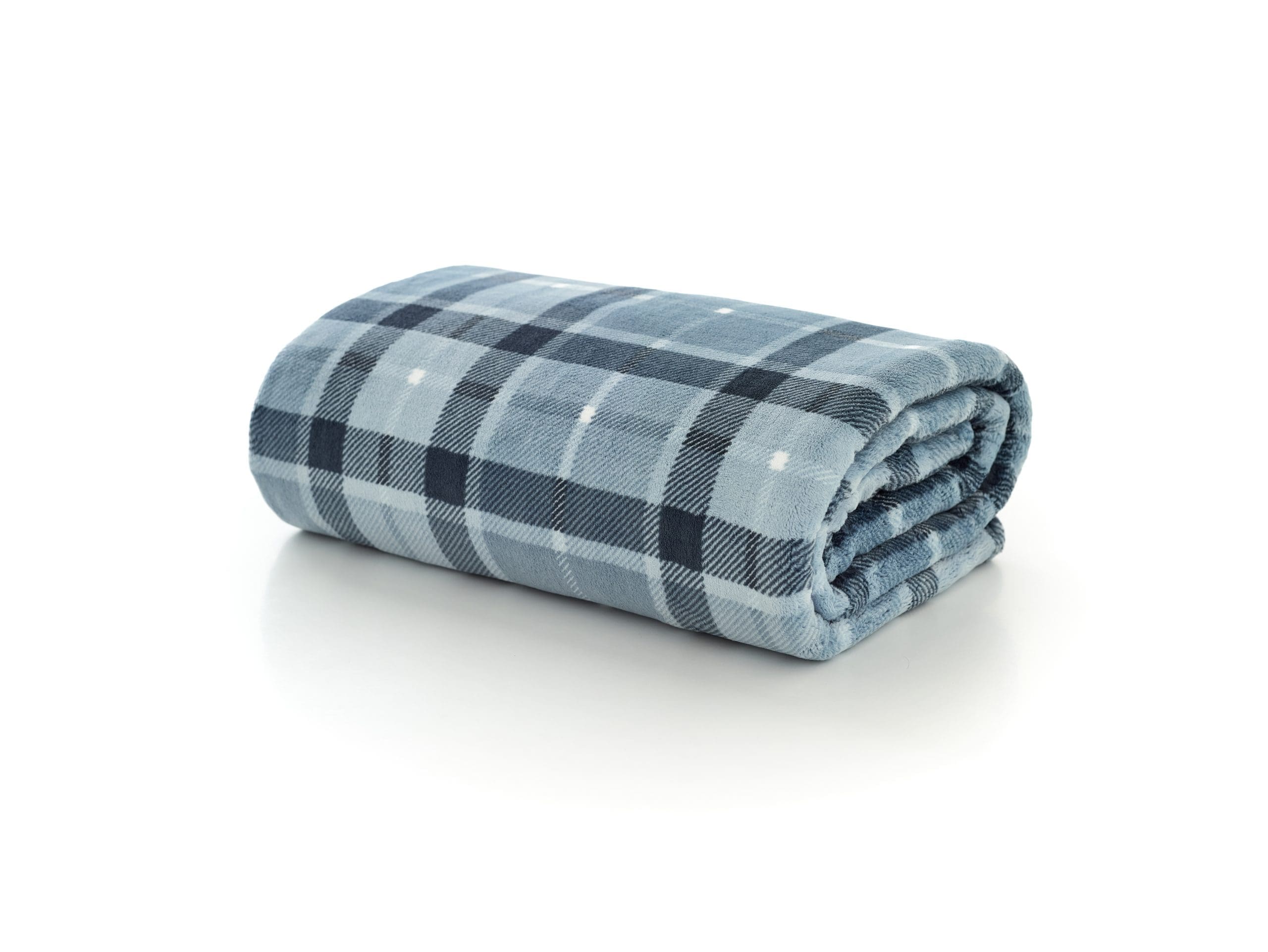 The Lyndon Company Pheasant Check Coco Touch Fleece Throw - Image 2