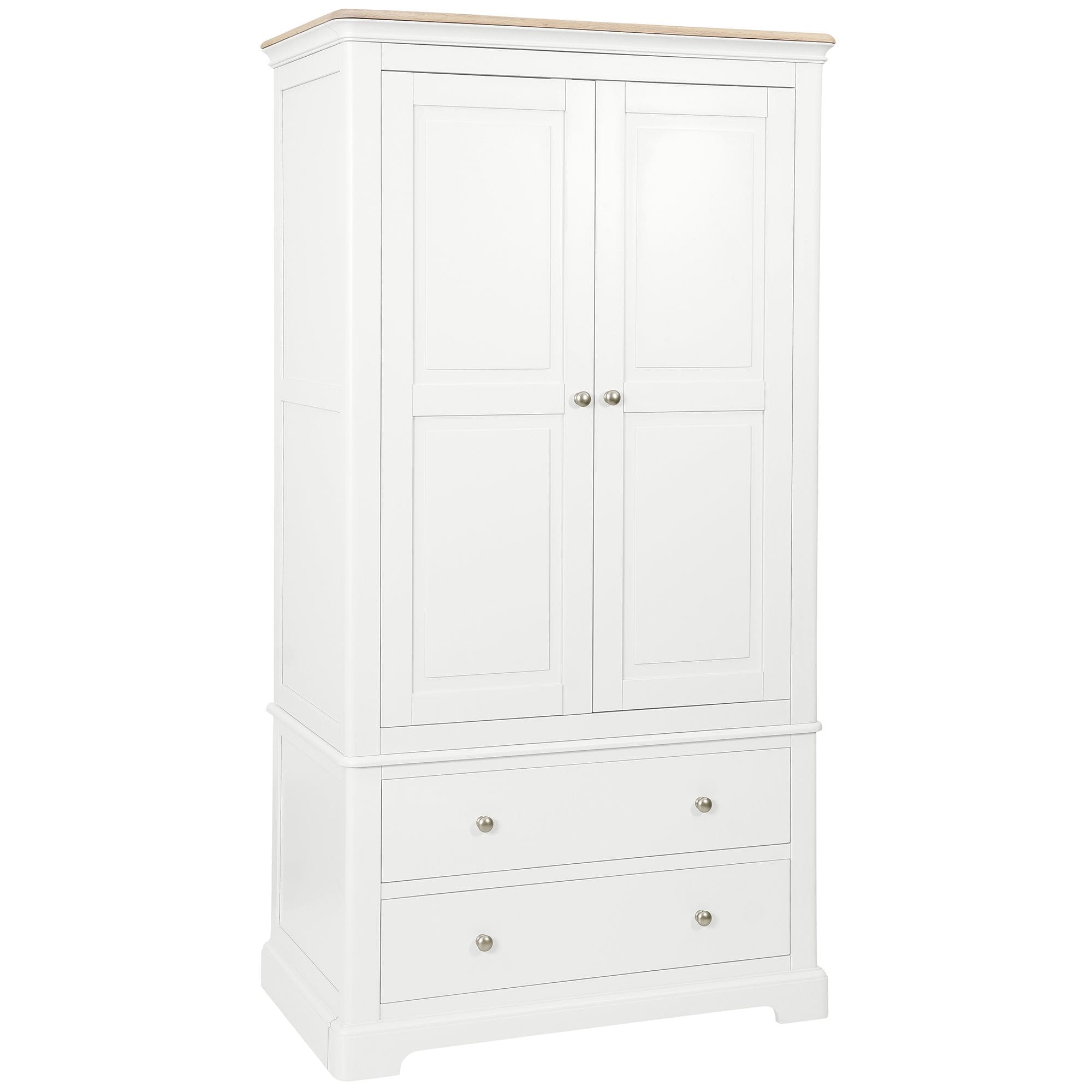 Provence 2 Drawer Gents Double Wardrobe - Image 4