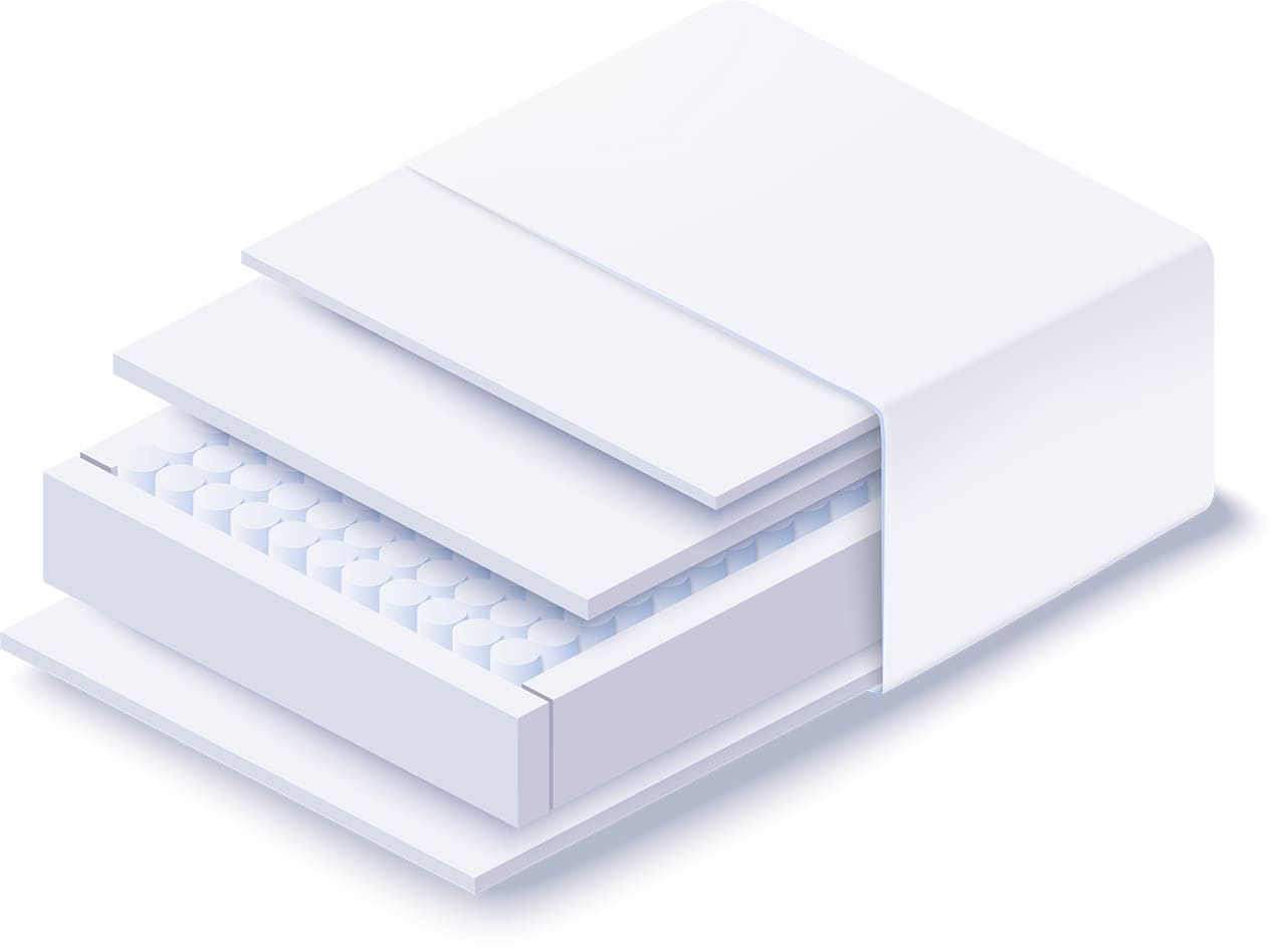Breasley Uno E-Volve Sleep Memory 2000 Firm Hybrid Mattress - Image 2