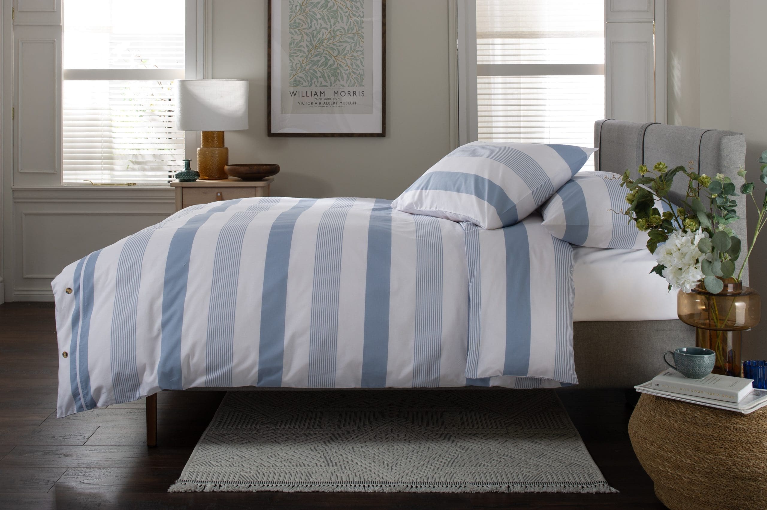 The Lyndon Company Next Level Duvet Set in Fog - Image 2