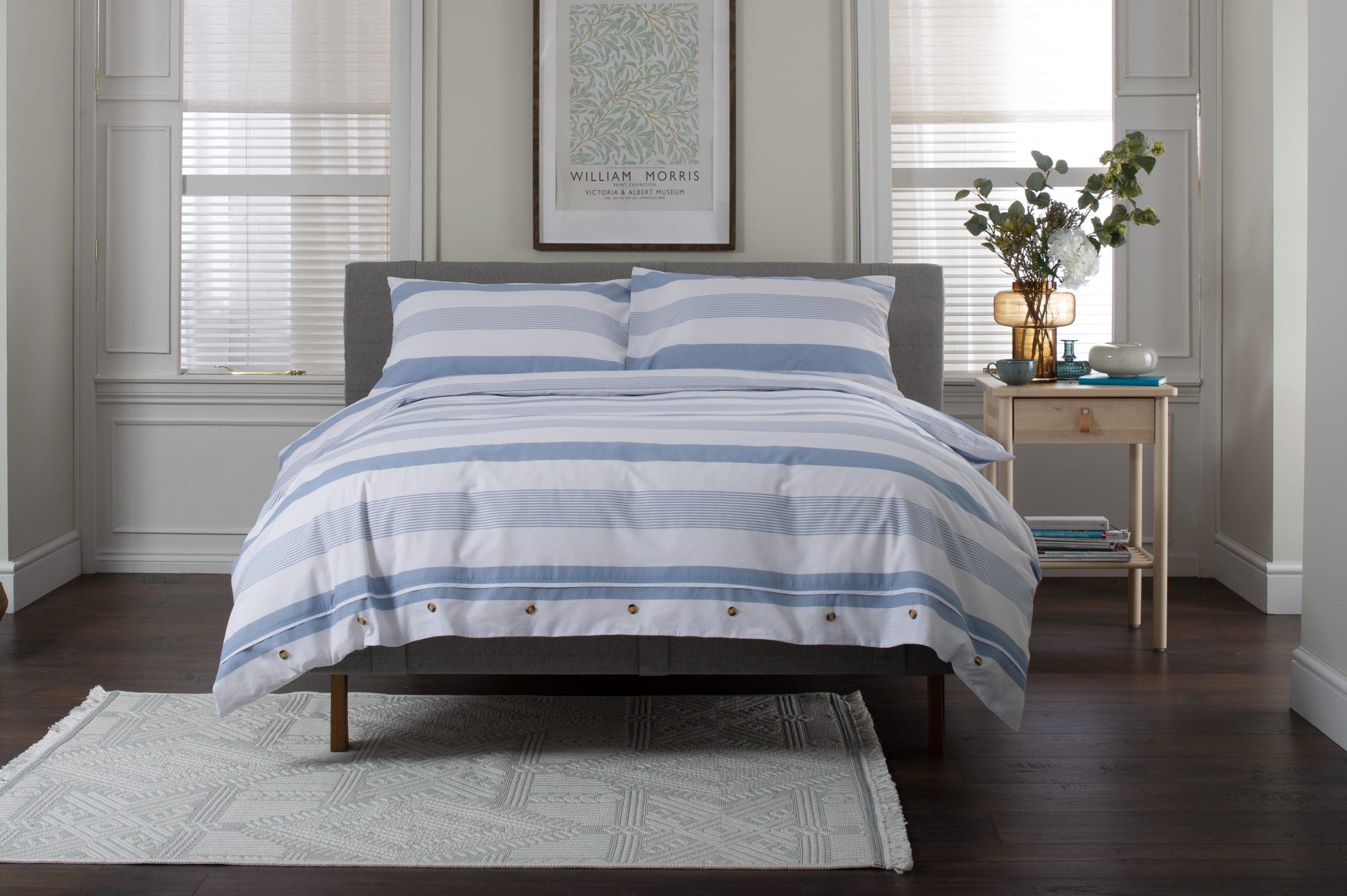 The Lyndon Company Next Level Duvet Set in Fog
