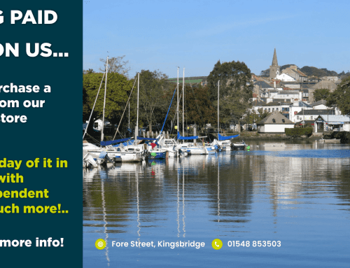 Parking paid. Lunch on us. Make a day of it in Kingsbridge!