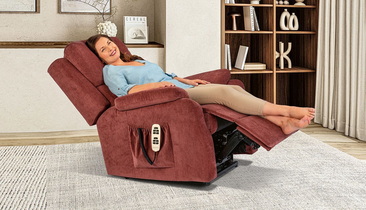 Sherborne Dakota Powered Riser Recliner In Fabric - Image 9