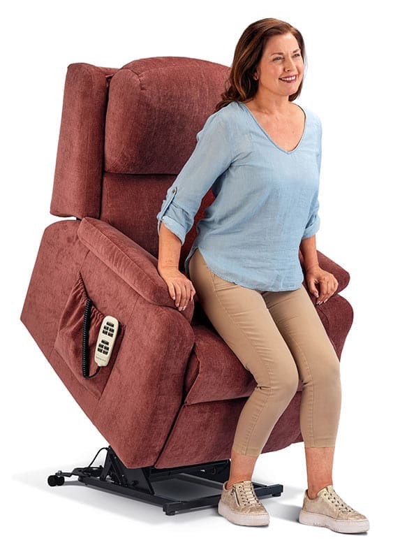 Sherborne Dakota Powered Riser Recliner In Fabric - Image 10
