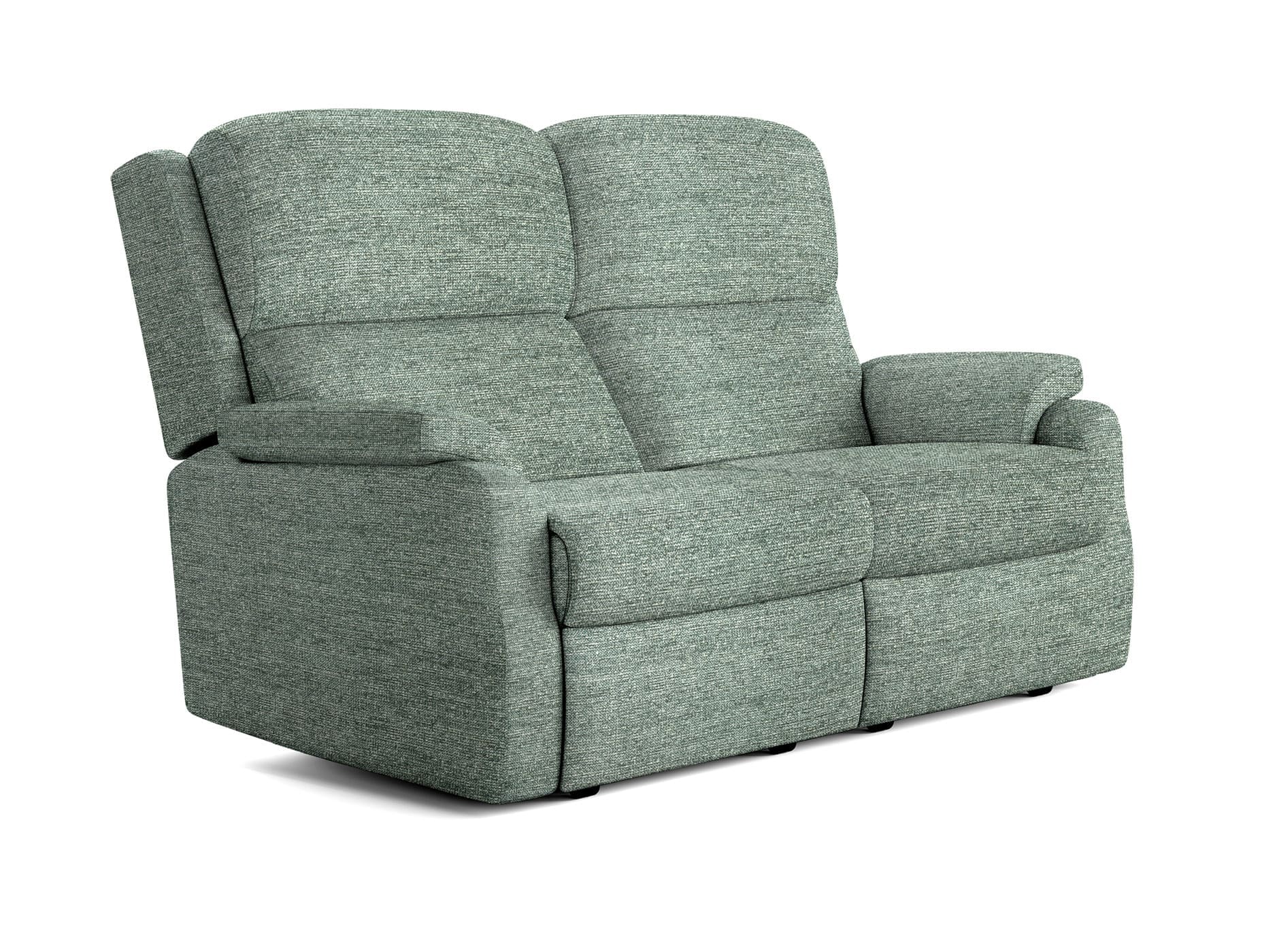 Sherborne Dakota 2-Seater Lounger Manual Reclining Settee In Fabric - Image 2